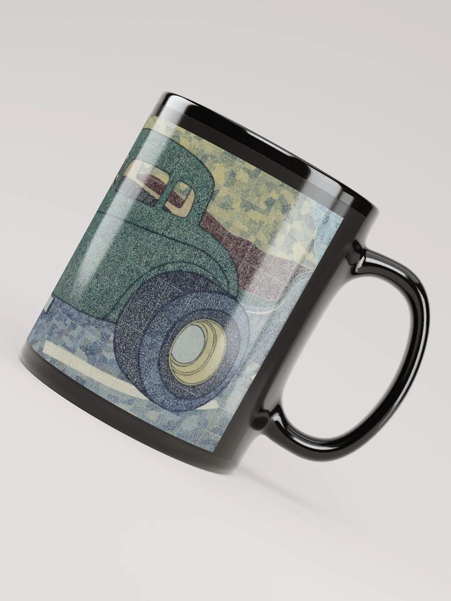 Green Hotrod Black Glossy Mug product image (3)