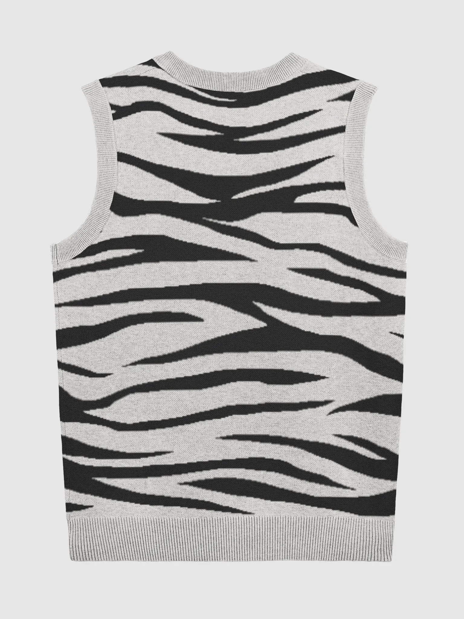 Kitsune knitted v-neck vest product image (6)