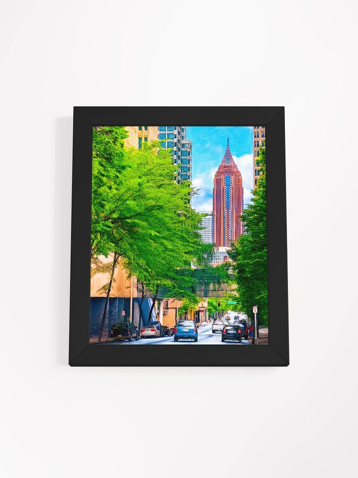 Atlanta Skyscrapers – Bank of America Plaza Studio Framed Print product image (3)
