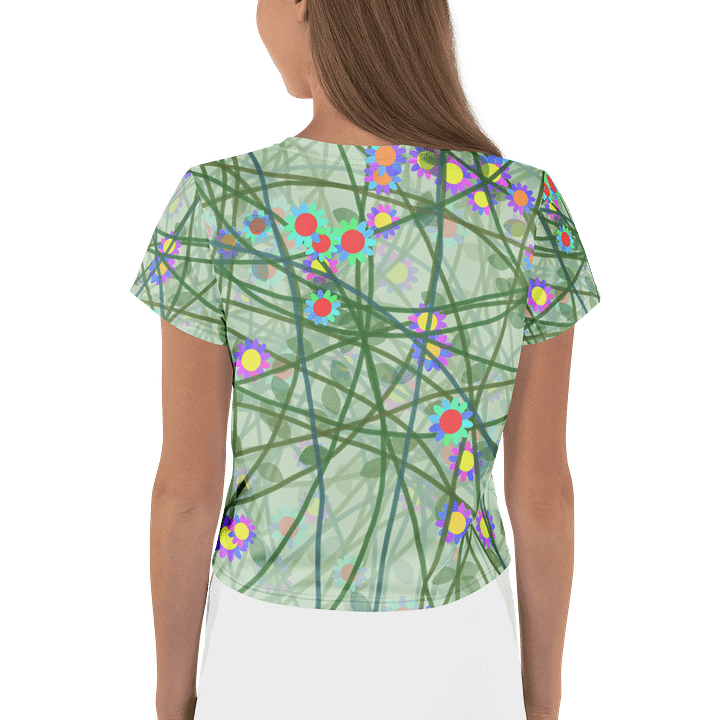 Chaos Blooms Crop Tee product image (2)