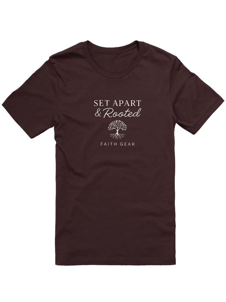 Set Apart & Rooted Branded Tee (Dark Colors) Tree Logo product image (2)