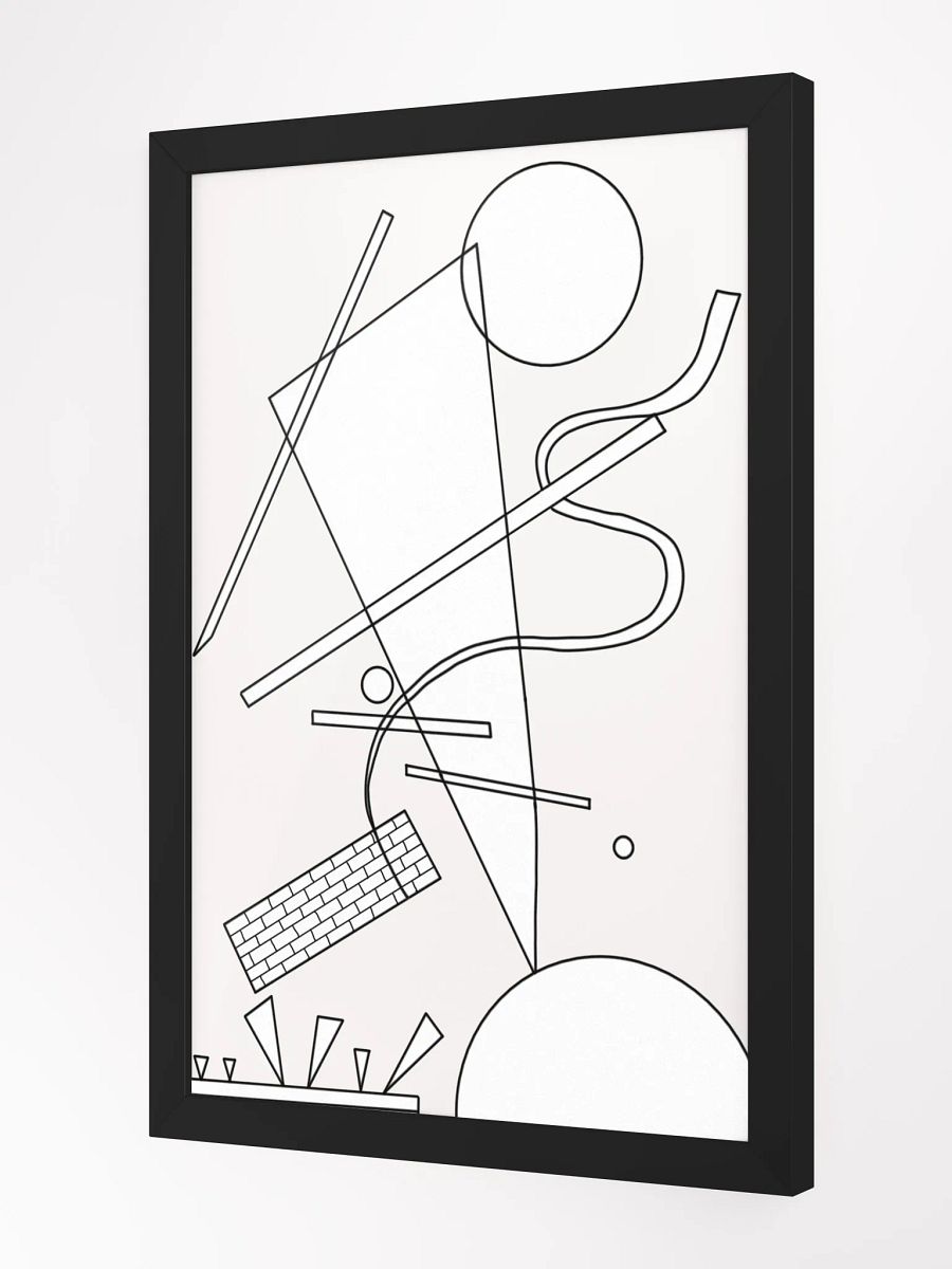 Color-Your-Own Kandinsky's Framed Poster! 12" x 18" product image (2)