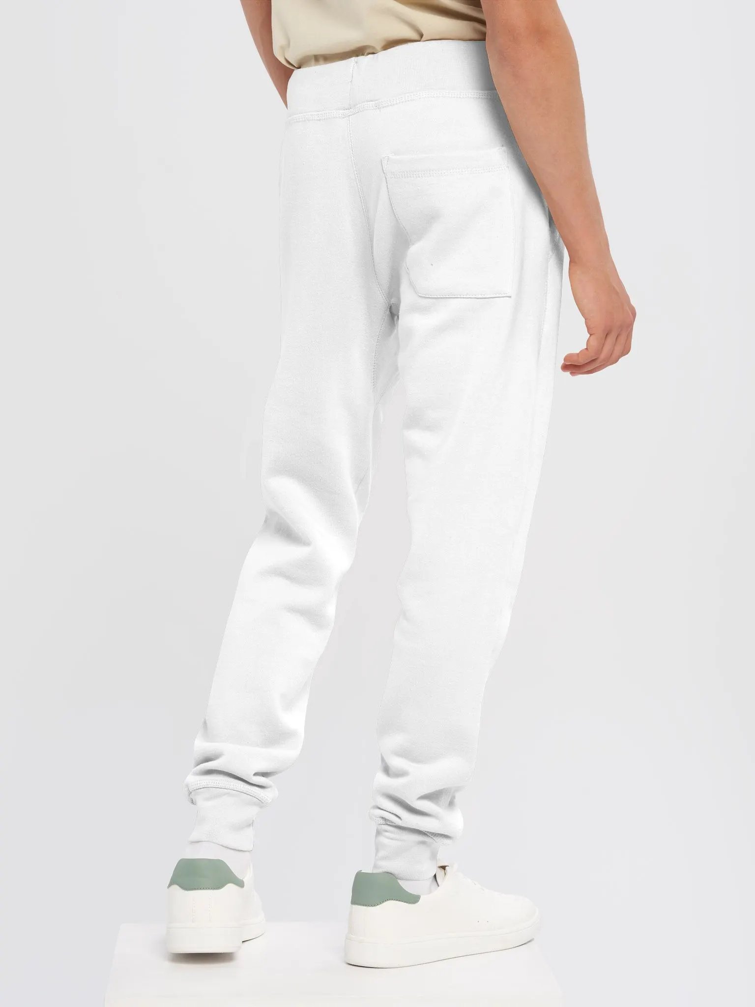 White VioBolt joggers product image (5)