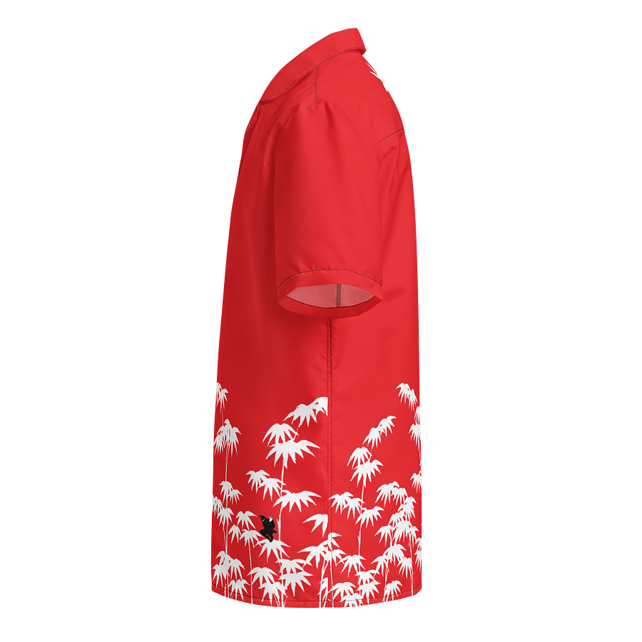 Blood Red Bamboo Ninja Aloha Shirt product image (3)