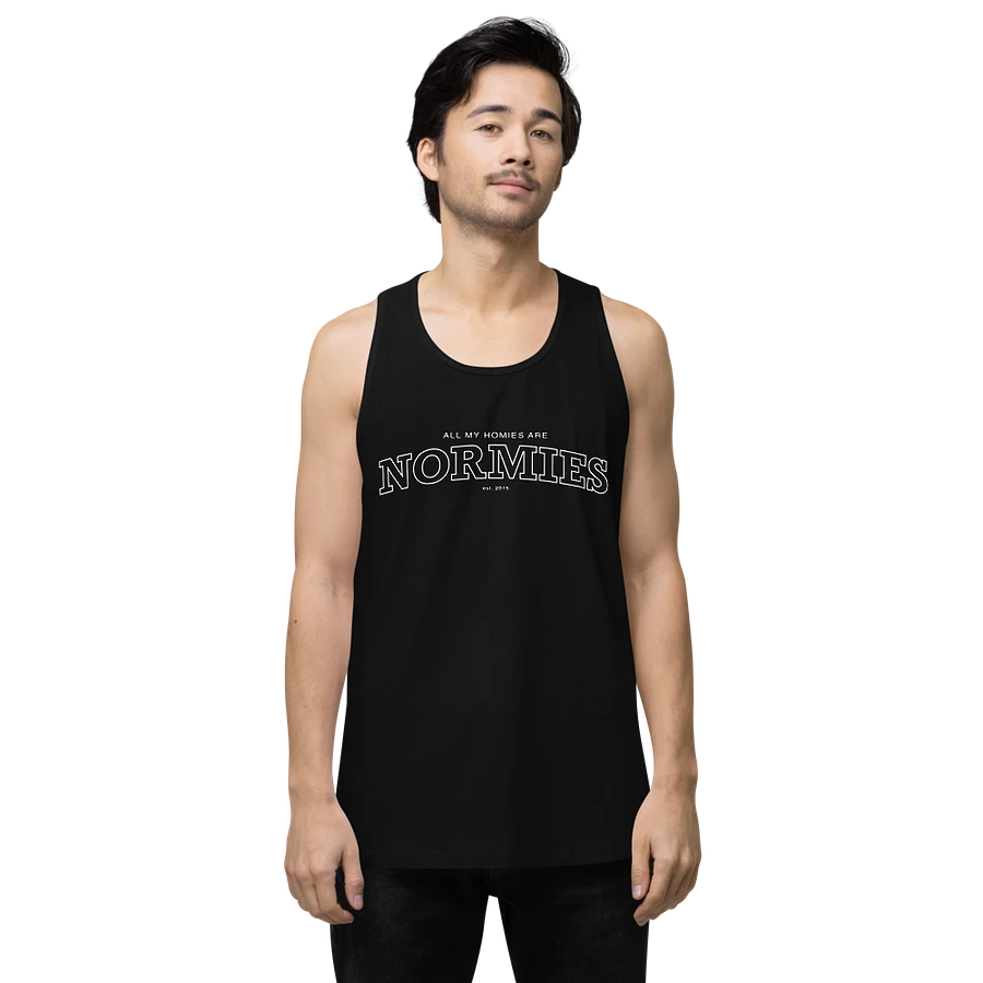 All My Homies Normies - College Tank Black product image (1)