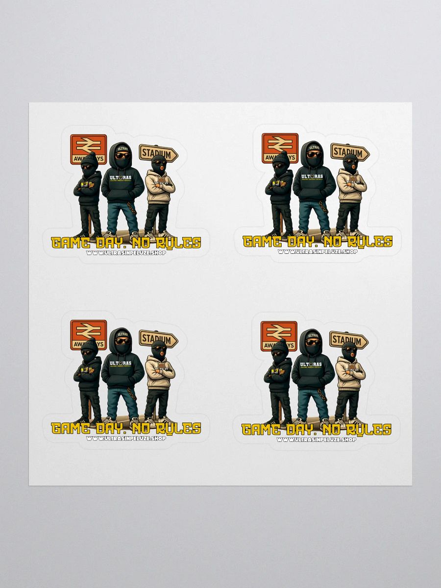 Set 4 stickere Ultras – Game Day. No Rules product image (1)