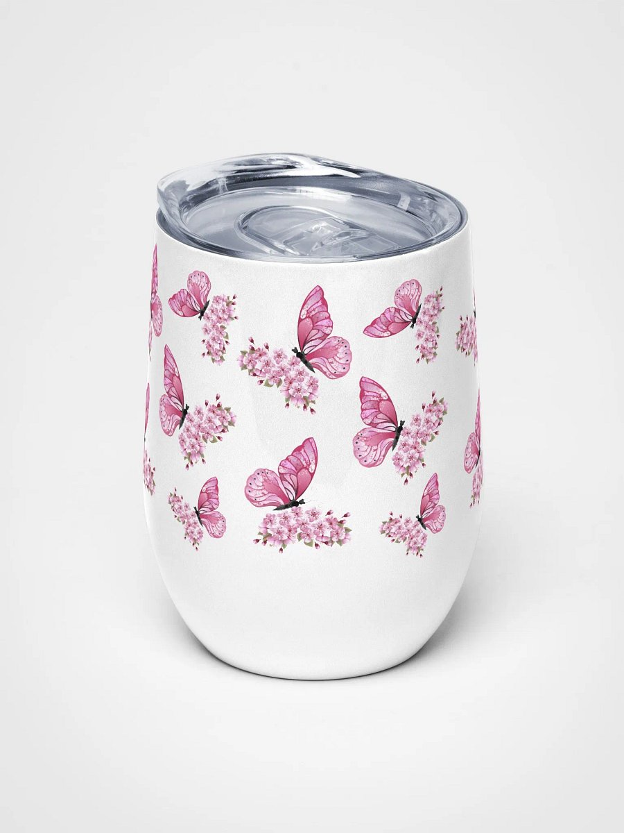 Butterfly Blooms Wine Tumbler product image (5)