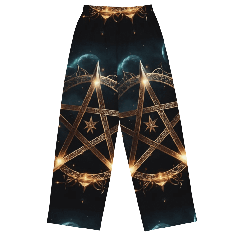 Black & Gold Symbology Lounge Pants product image (3)