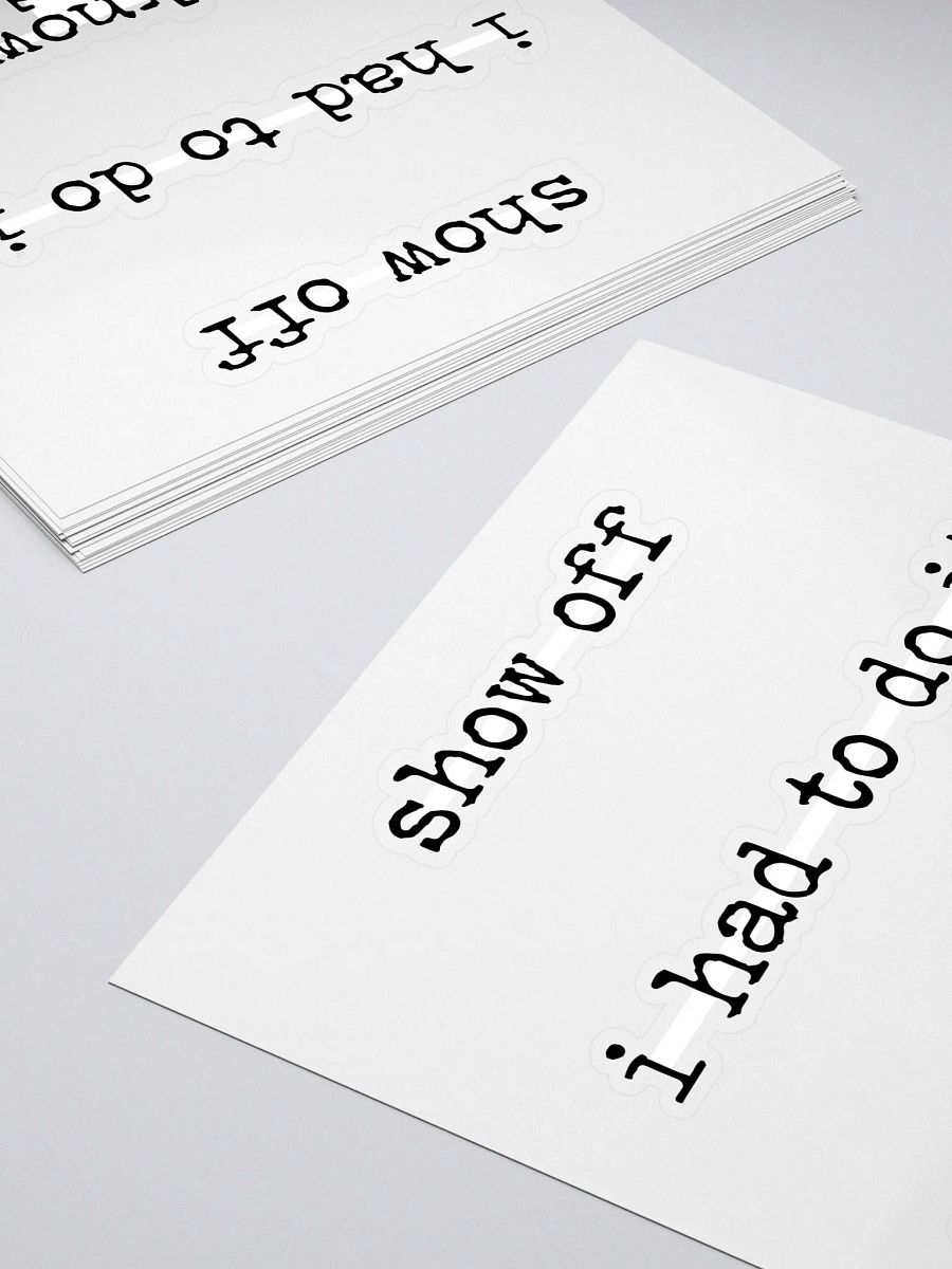 I Had to Do It Buddie Quote 3 pk Stickers product image (4)
