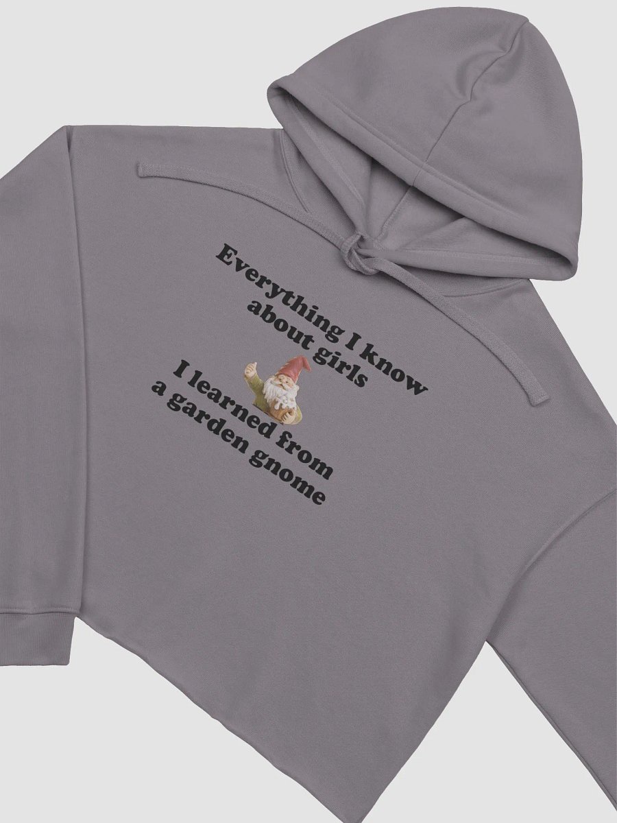Everything I know about girls fleece crop hoodie product image (4)