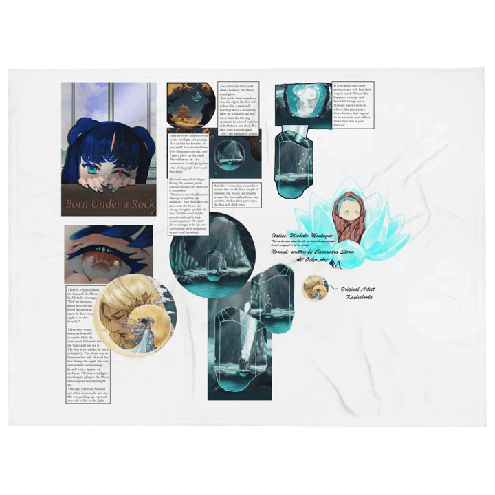 Born Under A Rock Throw Blanket product image (1)