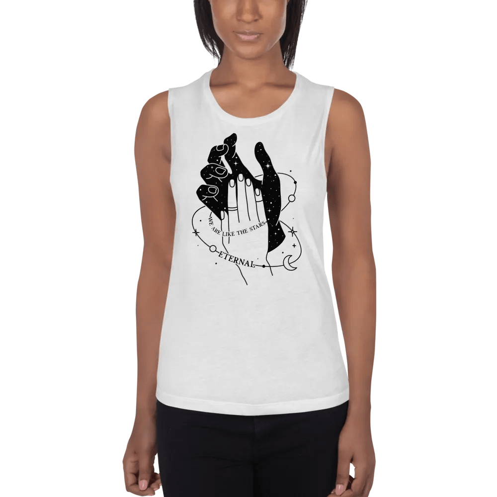We Are Like The Stars Bella+Canvas Women's Flowy Muscle Tank product image (47)