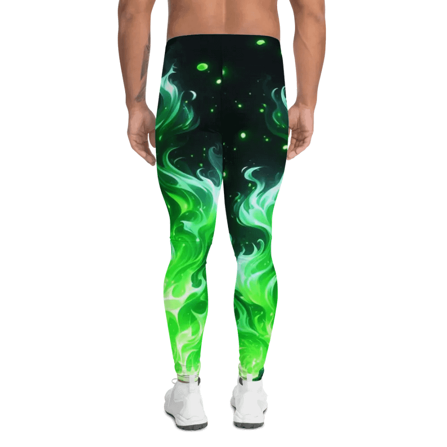 Inferno Blaze Men's Leggings | AI Design product image (2)