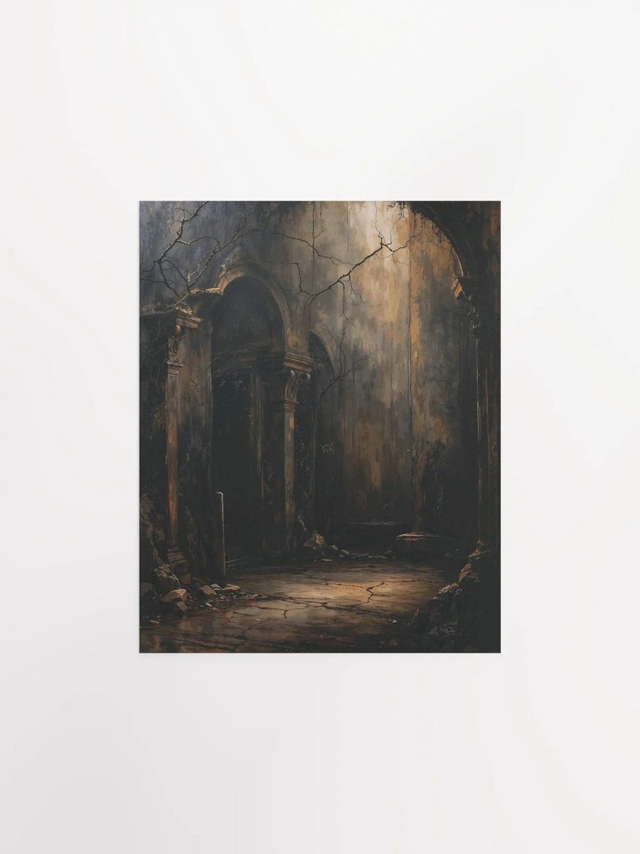 Ethereal Gothic Decay Matte Poster product image (6)