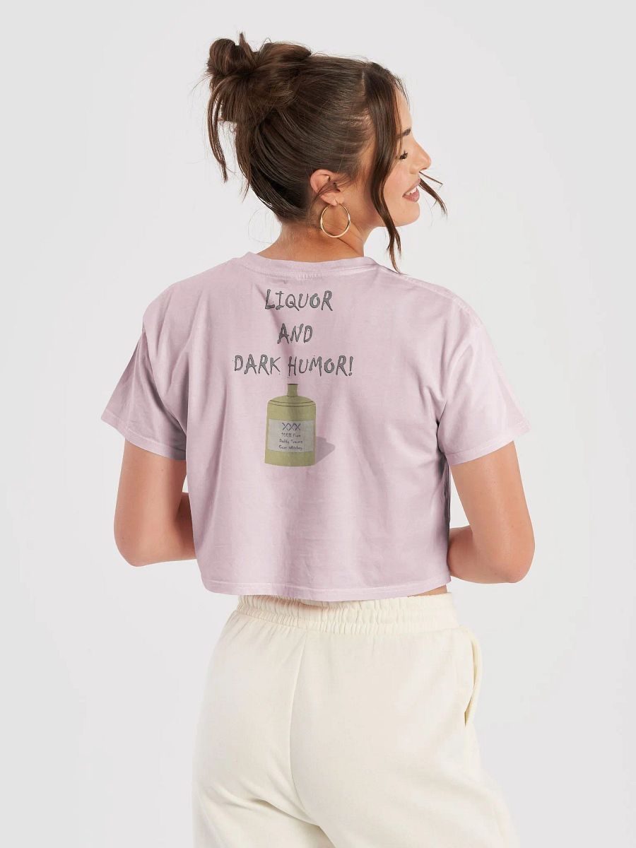 Liquor and Dark Humor Crop Top product image (5)