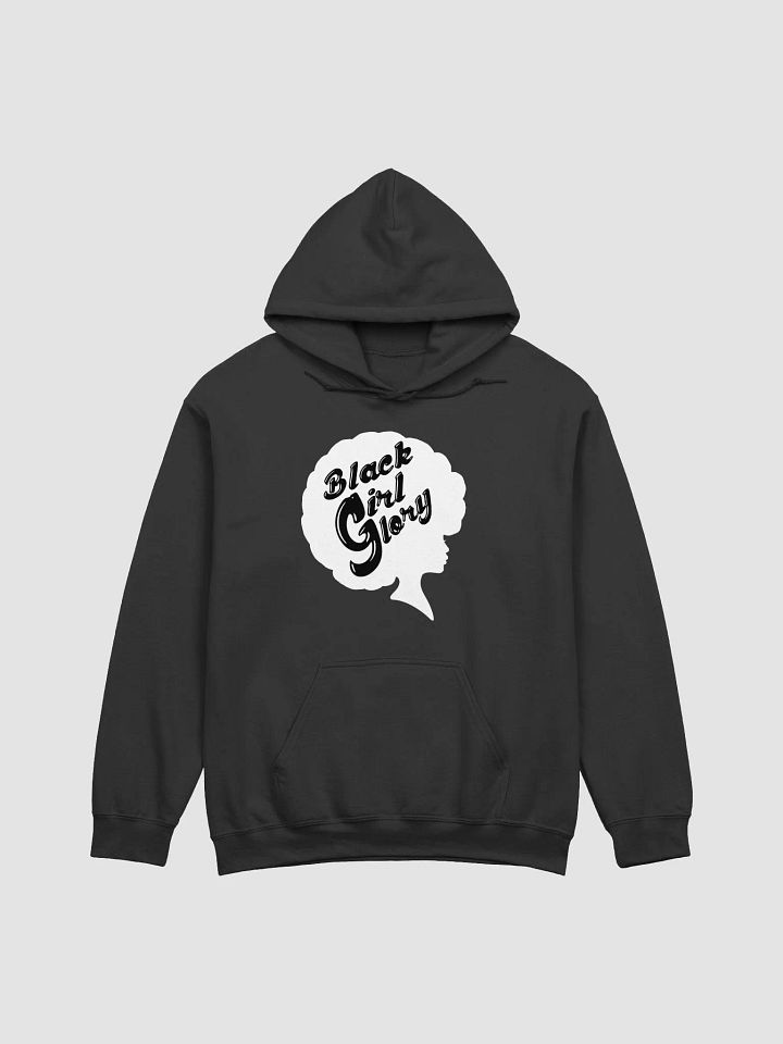 Black Girl Glory Hoodie (White design) product image (1)