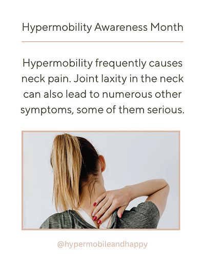Neck problems are among the most common and problematic problems that people with hypermobility share.

The neck — also calle...