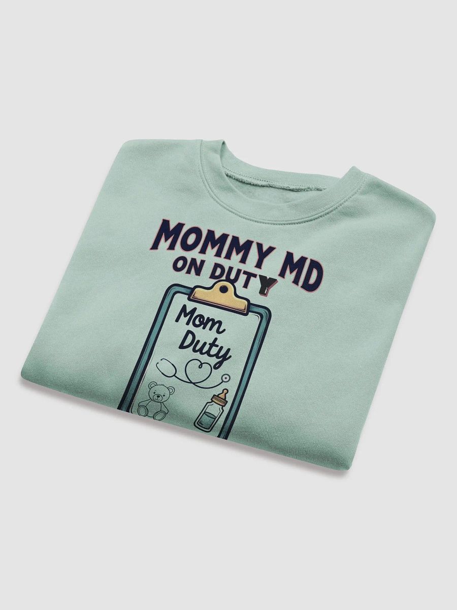 Mommy MD On Duty Fleece Crop Sweatshirt product image (15)