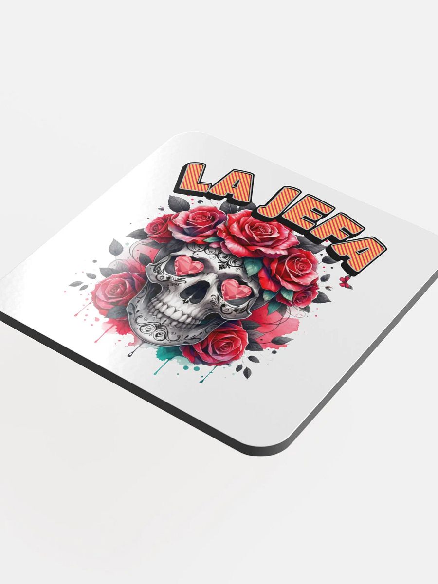 La Jefa Skull The Boss Glossed Cork Coaster product image (4)