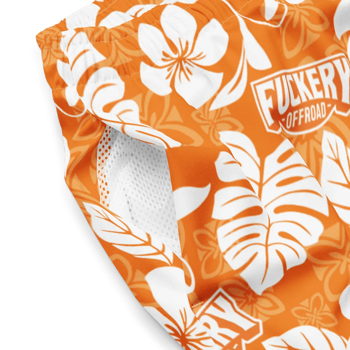 Fuckery Offroad Mens Hawaiian Shorts - Orange product image (2)