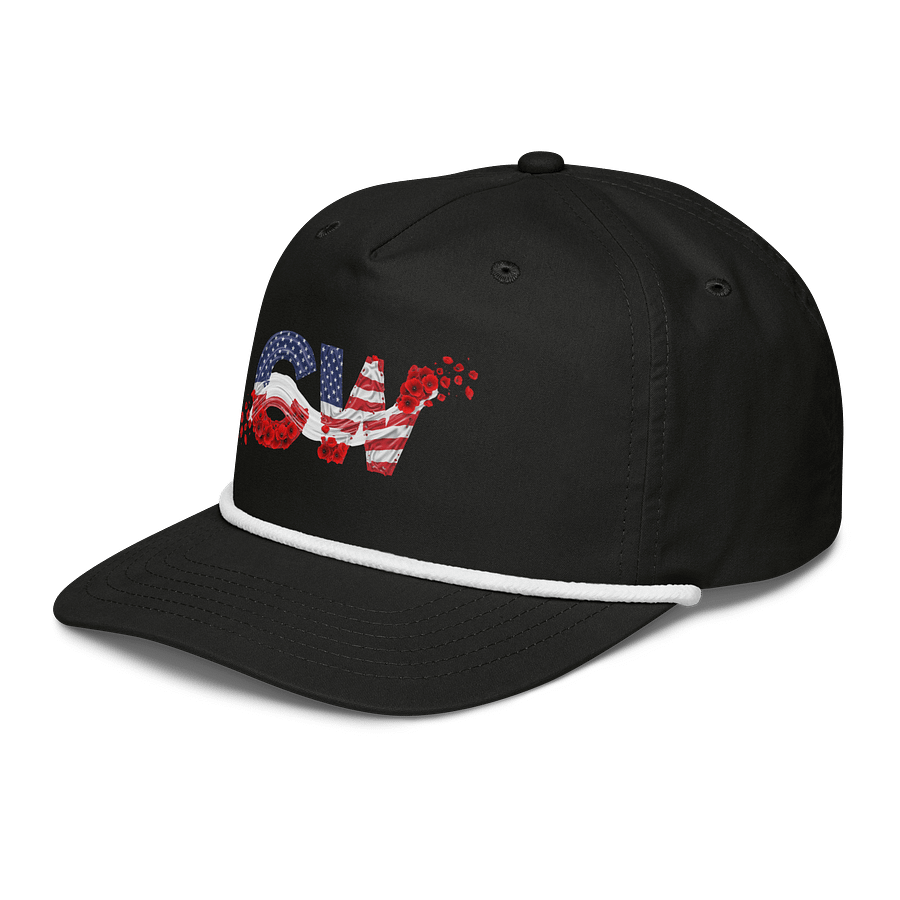Patriotic Floral Golf Rope Cap product image (6)