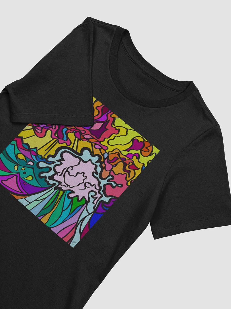 Vibrant Chaos Women's Relaxed T-Shirt - Wave at Sunset product image (40)