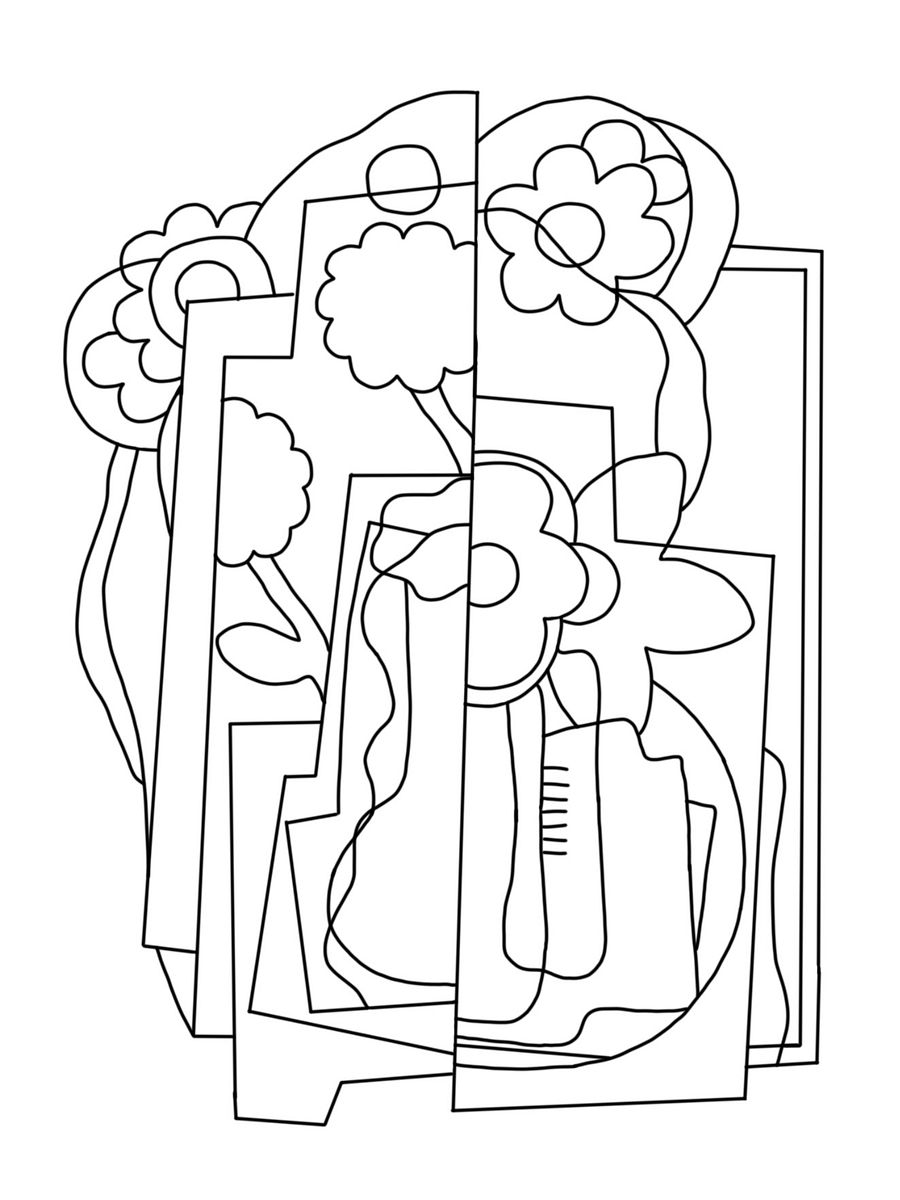PDF, PNG - Shapes in Motion: Coloring the Art of Georges Valmier product image (4)