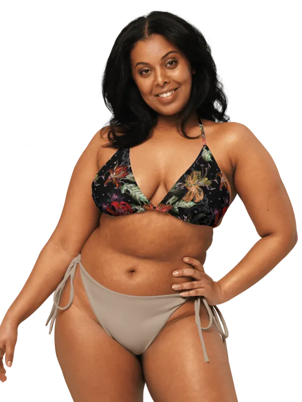 Starry Night | Recycled Padded String Bikini Top product image (1)