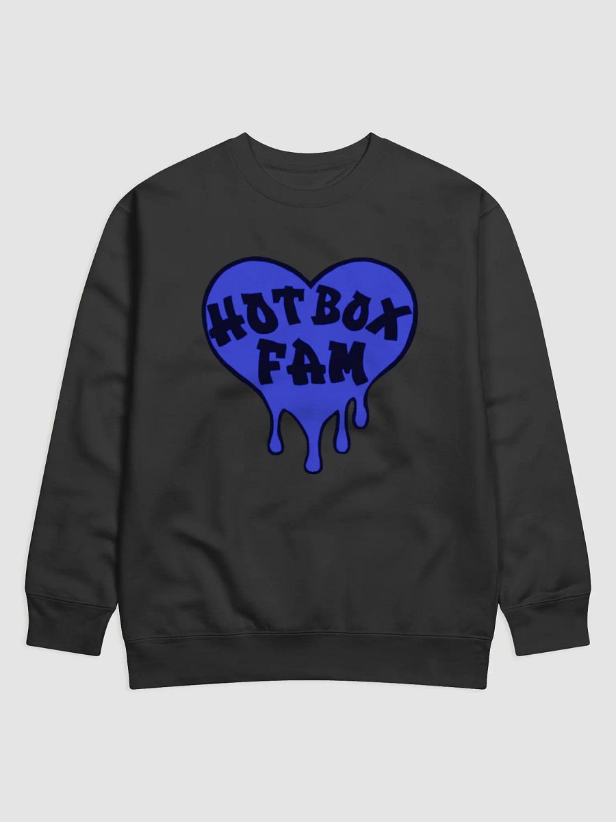 UNISEX HOT BOX FAM SOLID ROYAL BLUE LOGO SWEAT SHIRT product image (7)