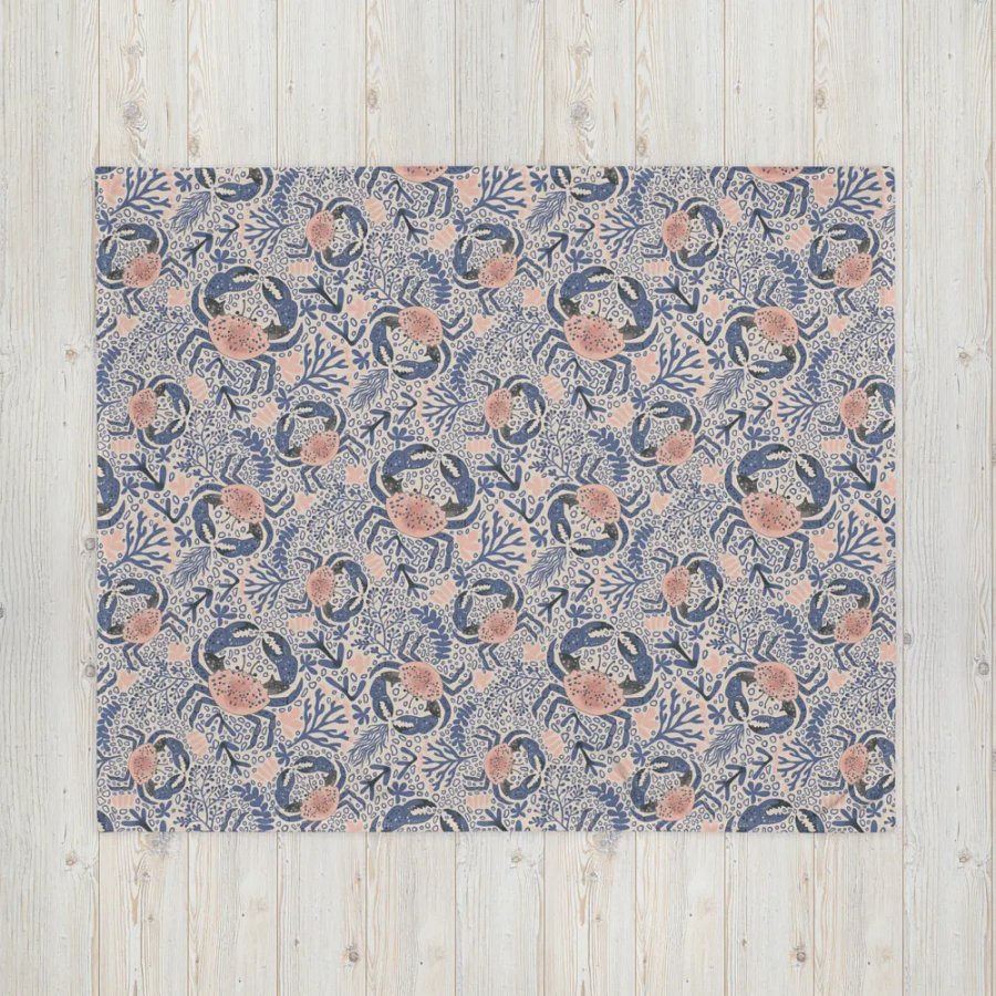 Seaside Serenity All-Over Print Throw Blanket product image (16)