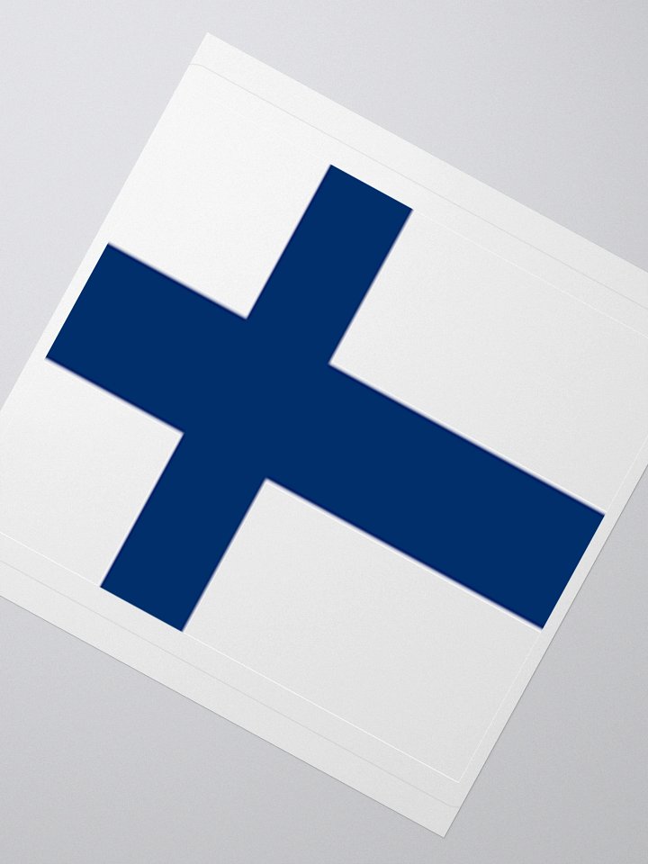 Finland Flag Sticker | Nordic Cross Design | Durable Vinyl | 3 Sizes product image (6)