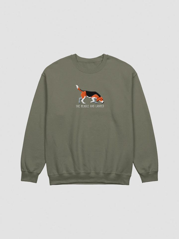 The Beagle Has Landed Sweatshirt (Embroidered) of a Beagle product image (13)