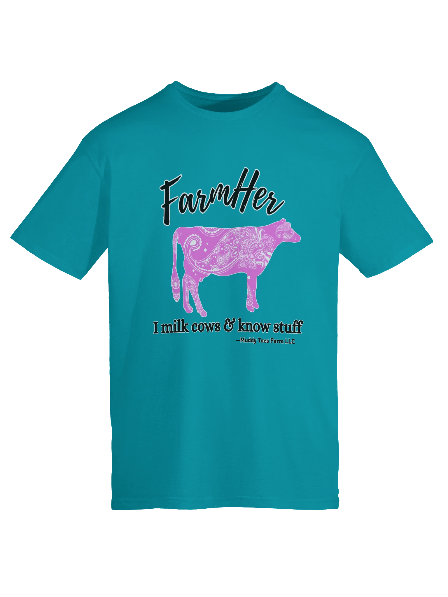 FarmHer Paisley Cow T-Shirt (Women's) product image (7)