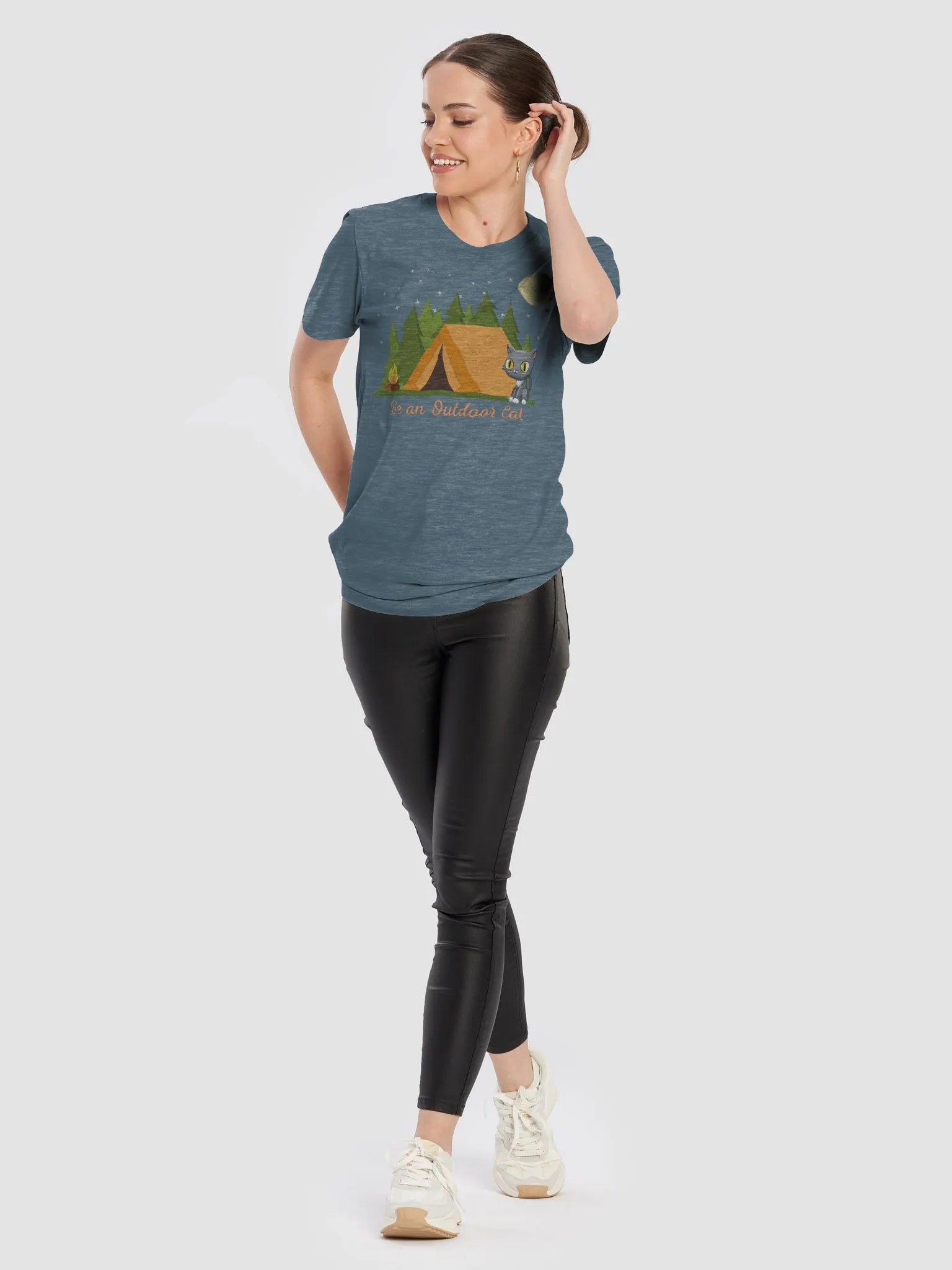 Be an Outdoor Cat - Ladies Soft Tee product image (80)