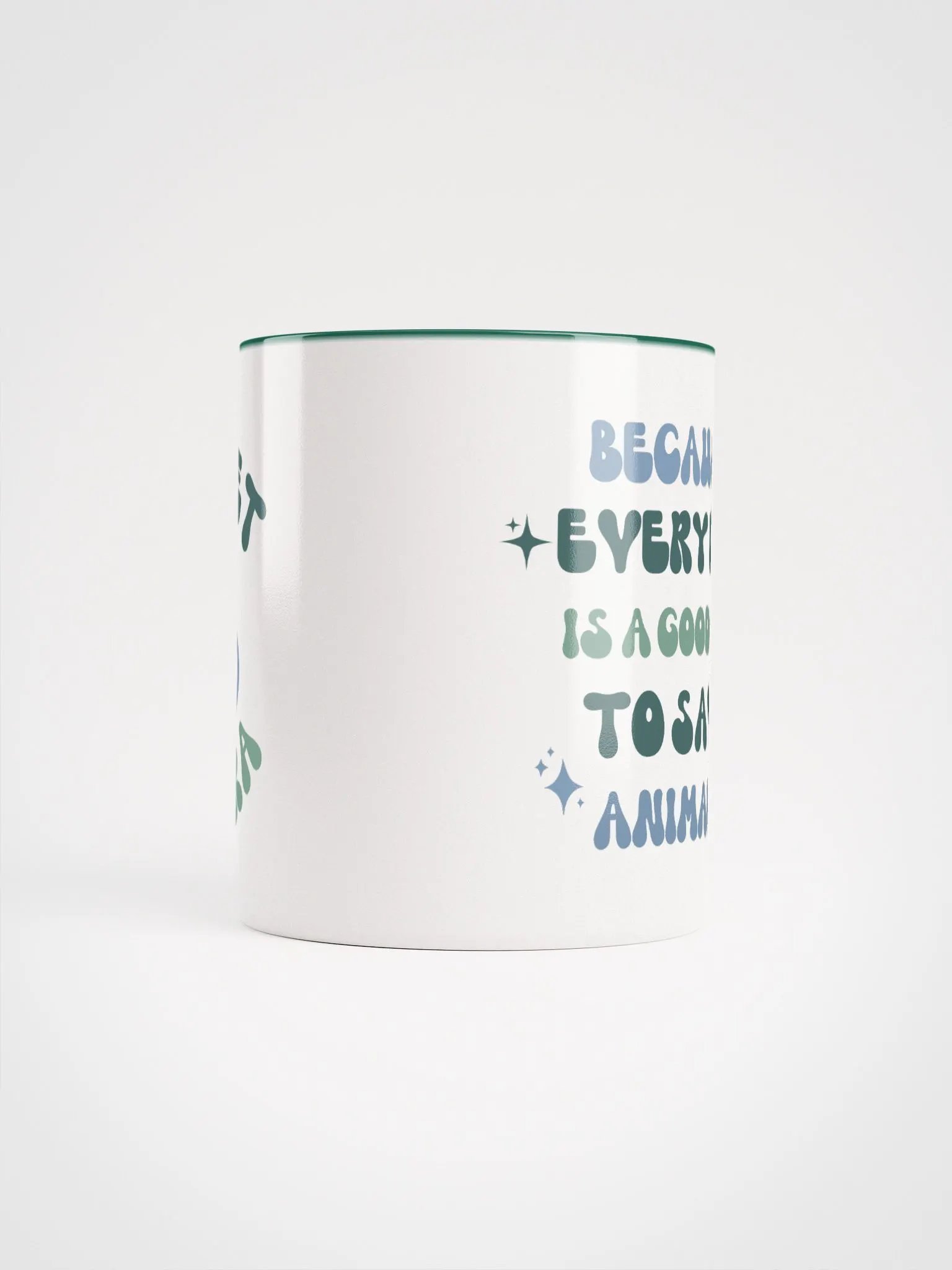"In my vet tech era" Ceramic Mug with color inside product image (5)