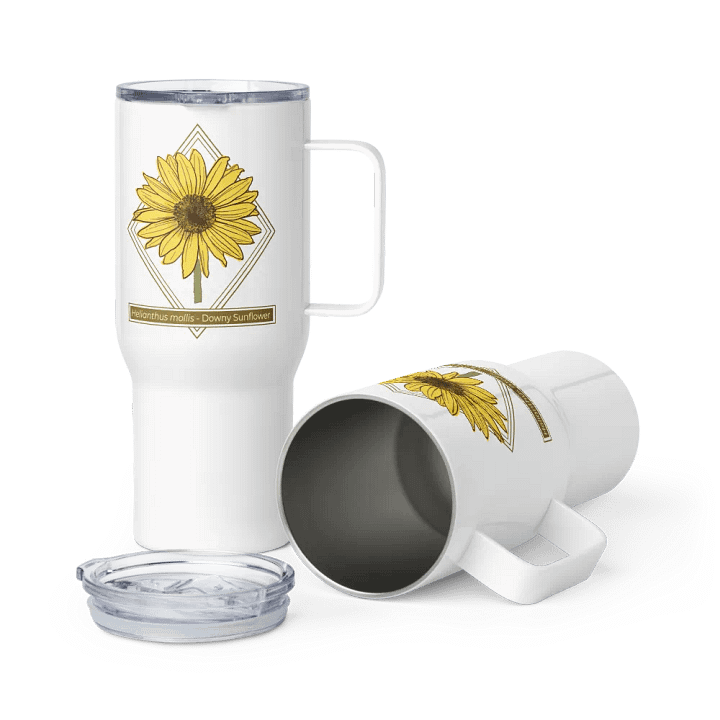 Helianthus Sunflower 25 Ounce Stainless Steel Travel Mug product image (2)