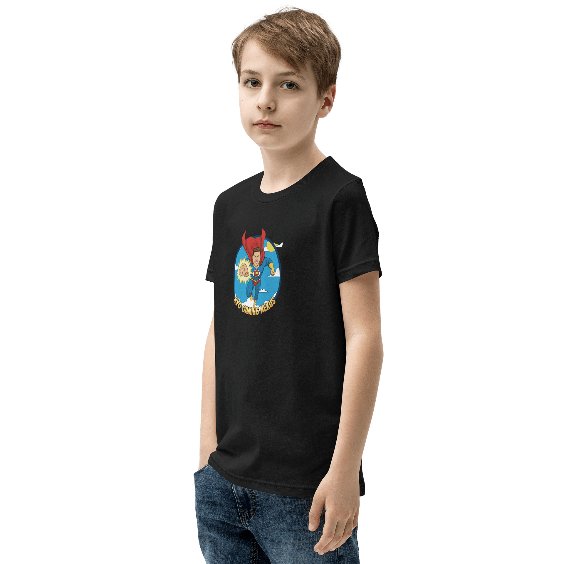 Comic Hero Ryo Gaming Nexus Kids T-Shirt (2) product image (6)