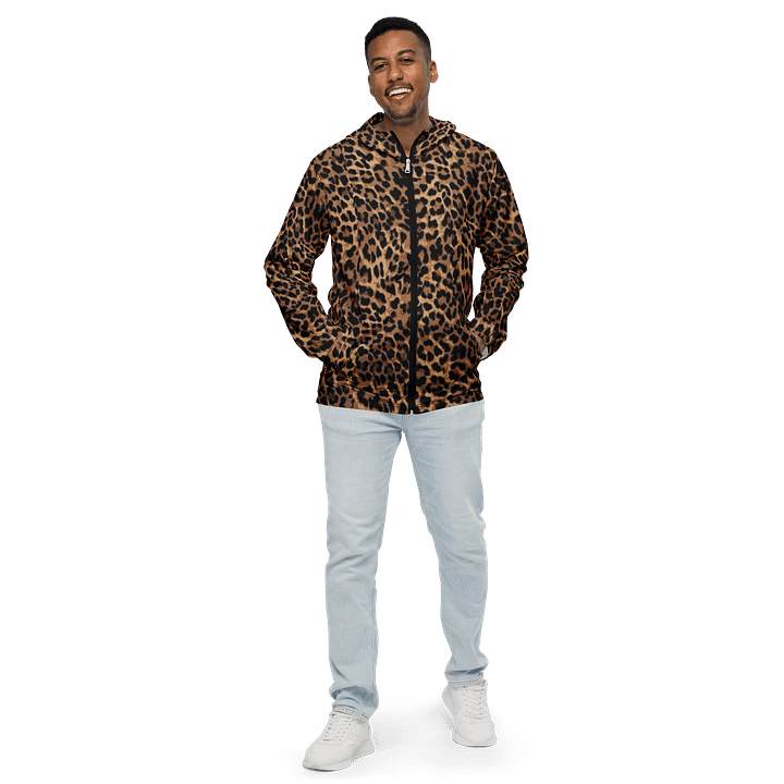 Wilderness Chic Leopard Print Windbreaker product image (1)