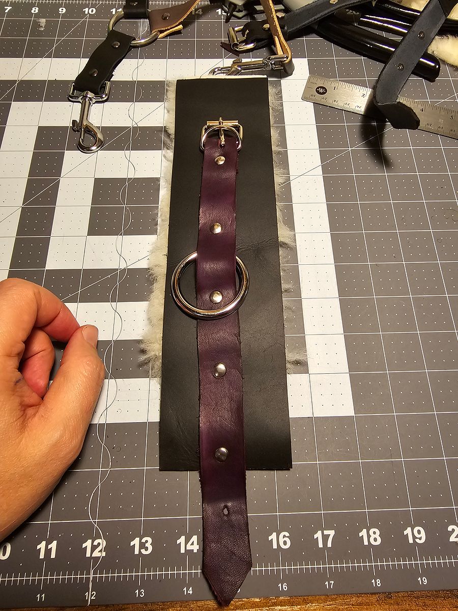 A Pair of Hand Crafted Leather Cuffs product image (12)