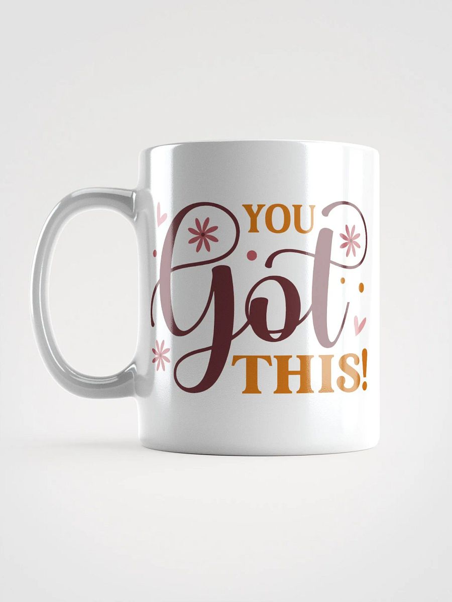 Floral Inspiration White Glossy Mug product image (6)