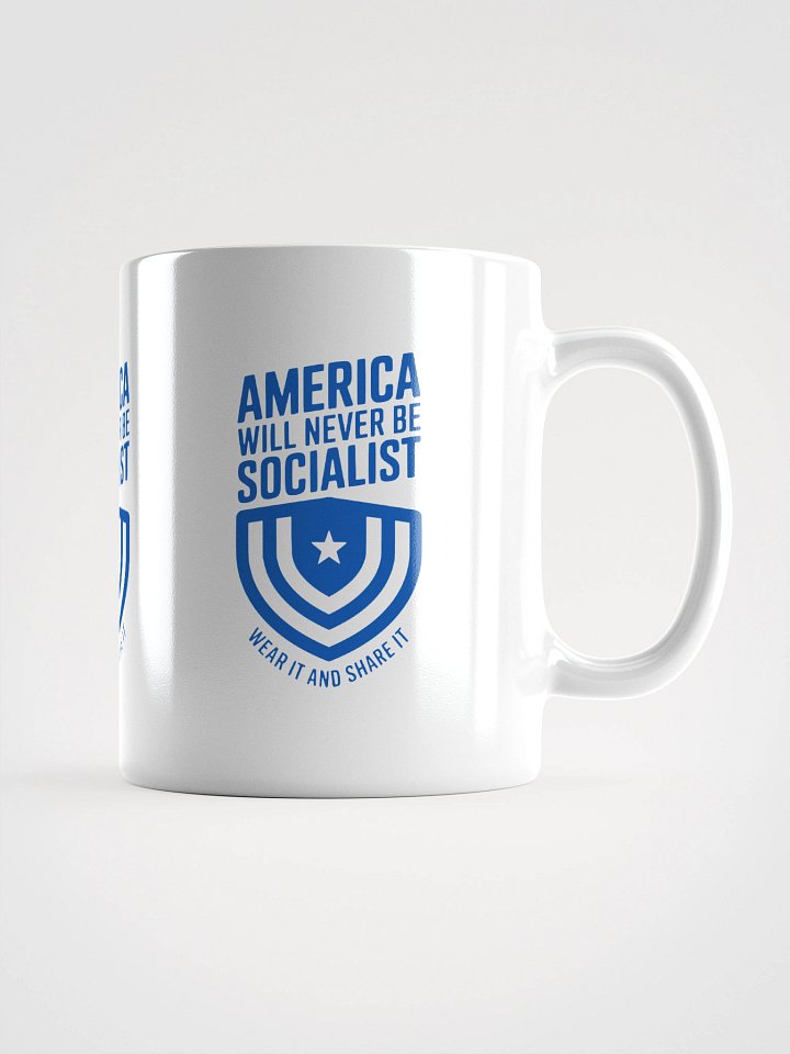 America will never be Socialist Mug - Blue Ink product image (1)