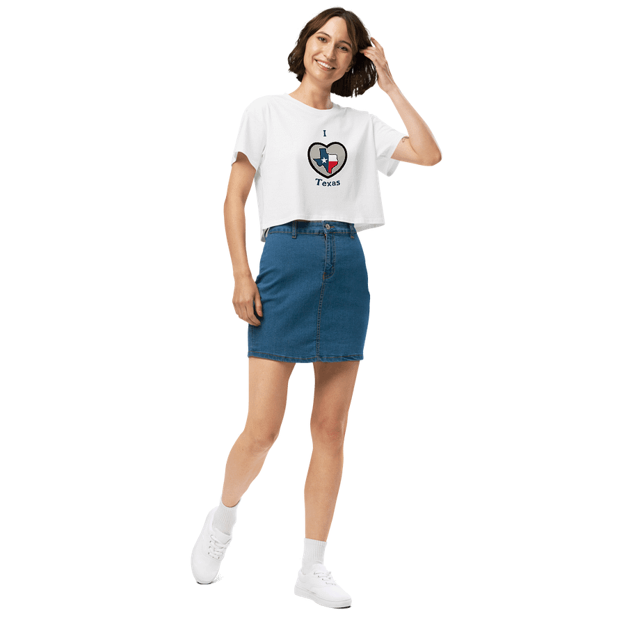 I Love Texas - Crop Top Relaxed Fit Women product image (2)