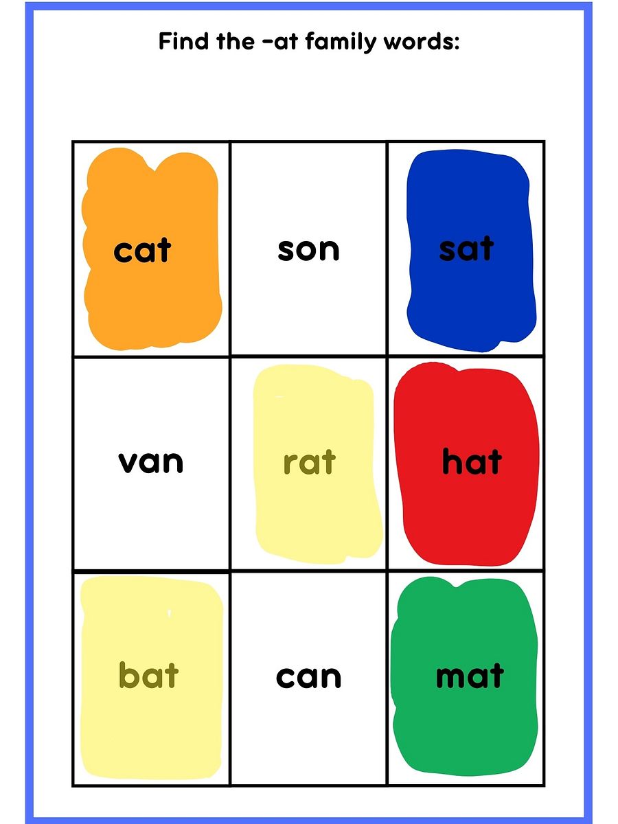 CVC Words Word Family Books product image (4)