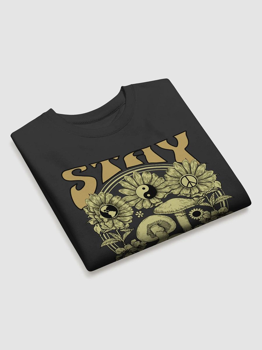 Stay connected mushrooms, peace and love sweatshirt product image (24)