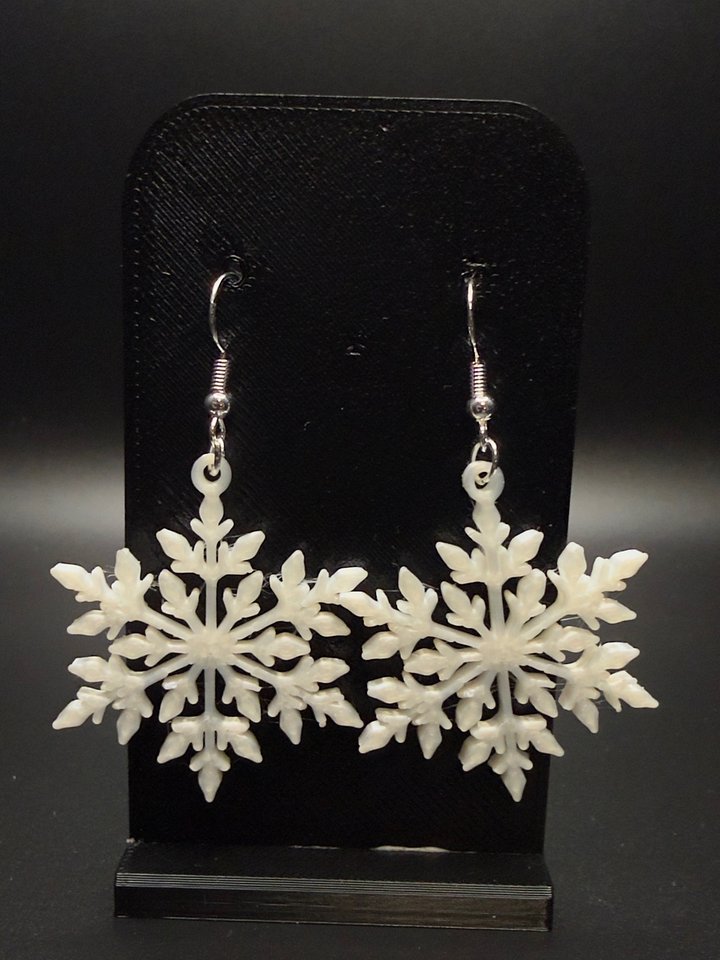 Arctic Crystal Snowflake Earrings product image (1)
