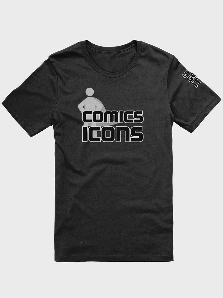 Comics Icons Black On White Logo Tee product image (7)