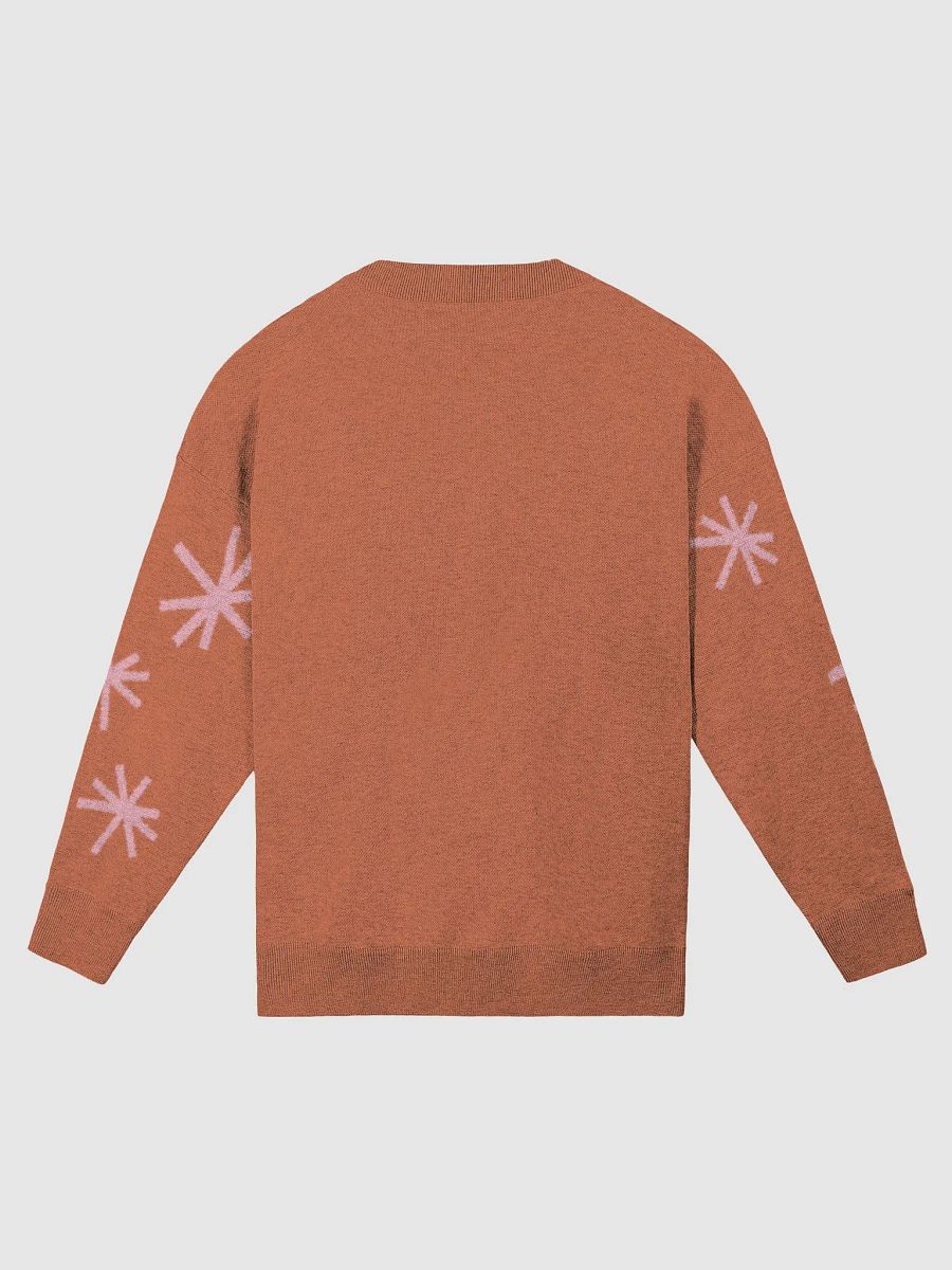 Burnt Orange Pink Sparkles Knitted Sweater - Relaxed fit product image (9)