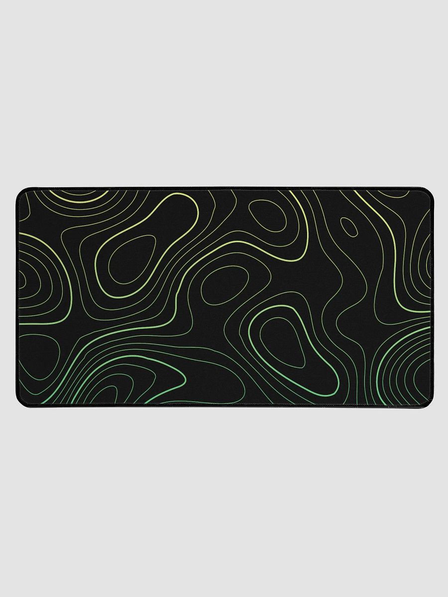 Lime Voltage: TOPO LINES WITH GRADIENT POP DESK MOUSE MAT product image (1)