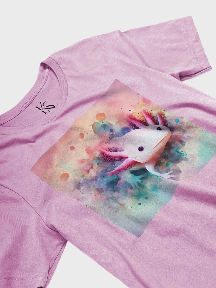 Cute Axolotl Shirt - Watercolor Design – Axolotl Lovers Collection product image (3)