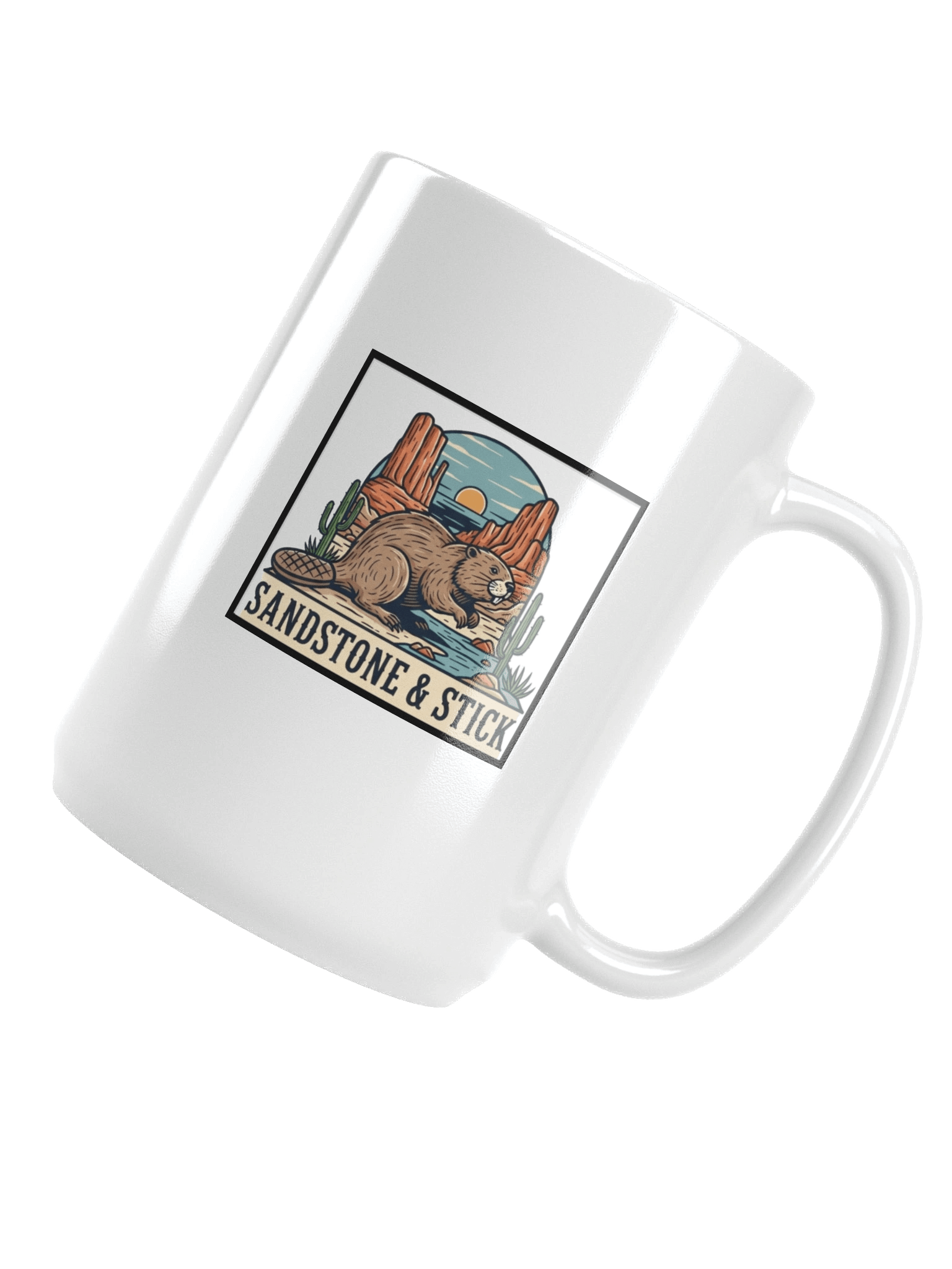 Sandstone & Stick - Beaver Logo Mug product image (5)
